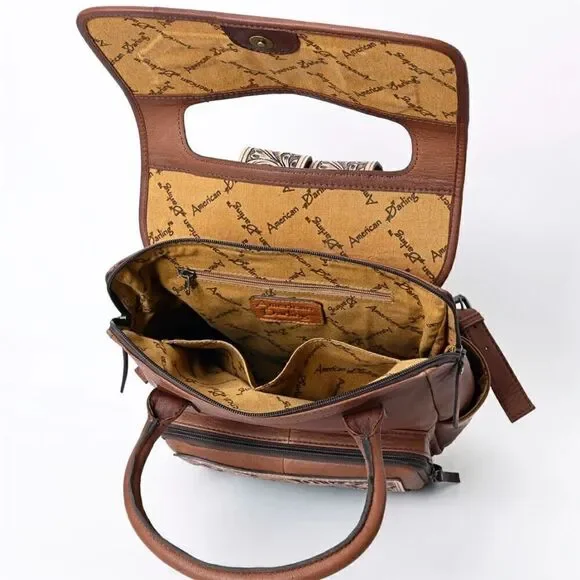 American Darling Backpack Genuine Western Leather Womens Bag Eleanor New - Picture 6 of 7